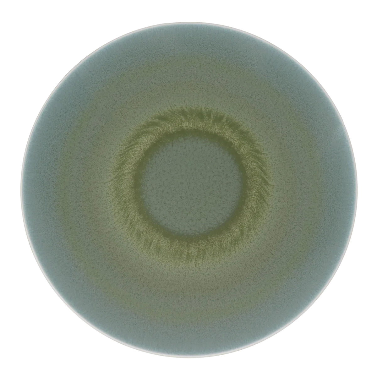 JL Coquet  TODRA Vert - Assiette de pr?sentation 12.6 Inch SKU: AGO1039TVERCREM000