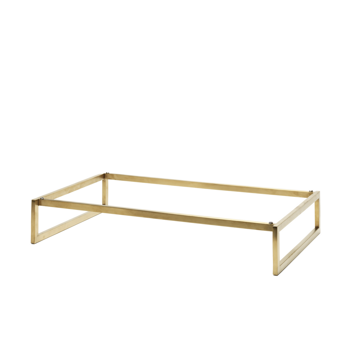 Craster Flow Low Brass Flat 1.1 Frame 530 ? 325 ? 95 mm / 
20.9 ? 12.8 ? 3.9 in SKU: BU_FL032