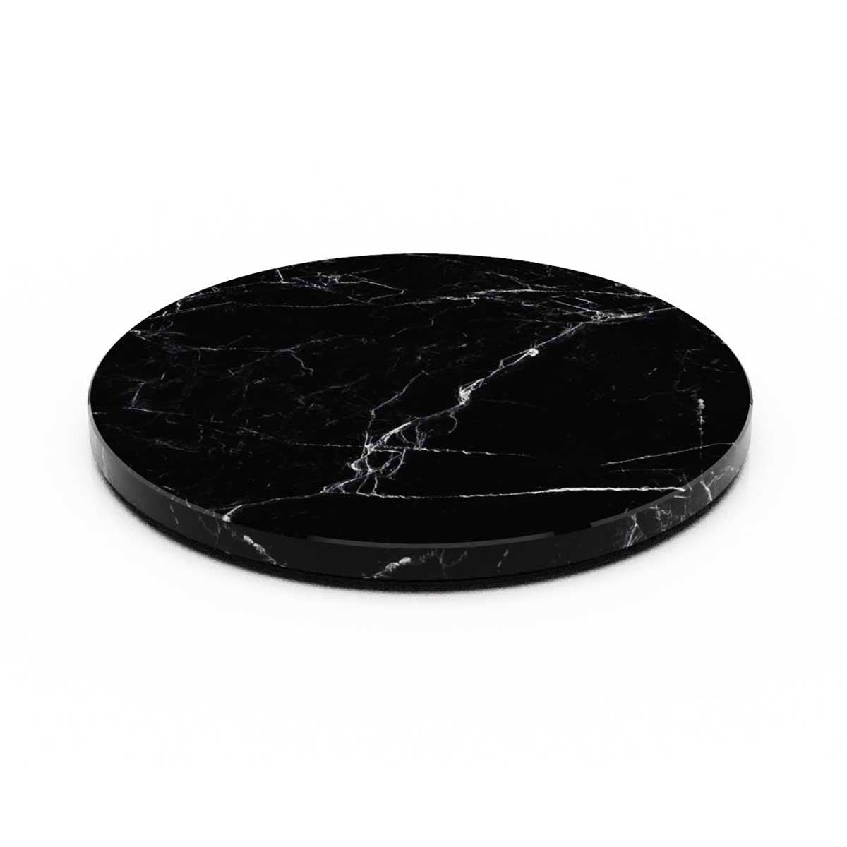 Craster Tilt Large Grey Marble Plinth 320? ? 25 mm ?/ 12.6? ? 1 in ? SKU: BU_MP1510