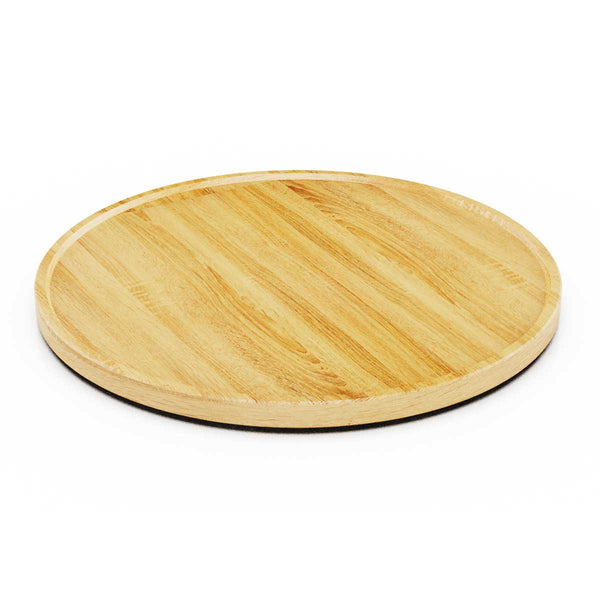 Craster Tilt Extra Large Round Oak Plinth 400? ? 25 mm ?/ 15.7? ? 1 in ? SKU: BU_OP1120