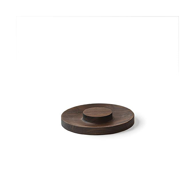Craster Tilt Mini Jar - Lid - Walnut - Oiled 116? ? 17 mm / 4.57? ? 0.67 in SKU: BU_WL002