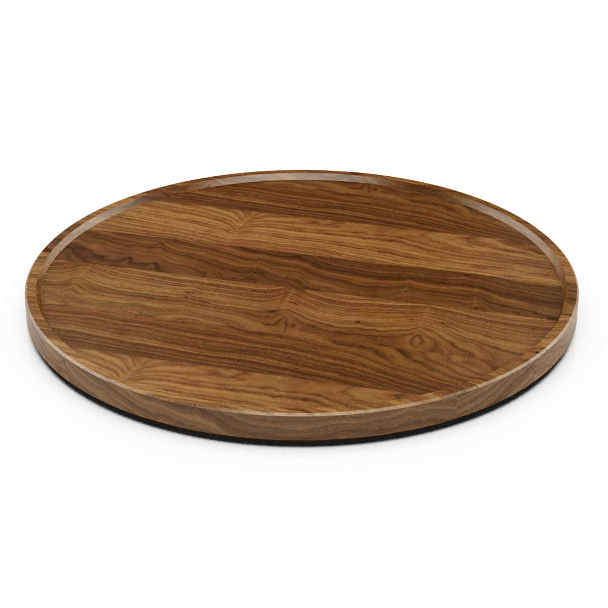 Craster Tilt Extra Large Round Walnut Plinth 400? ? 25 mm ?/ 15.7? ? 1 in ? SKU: BU_WP1220