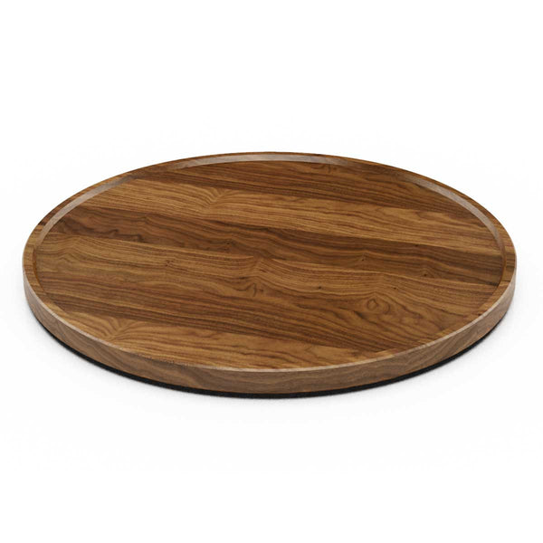 Craster Tilt Extra Large Round Walnut Plinth 400? ? 25 mm ?/ 15.7? ? 1 in ? SKU: BU_WP1220