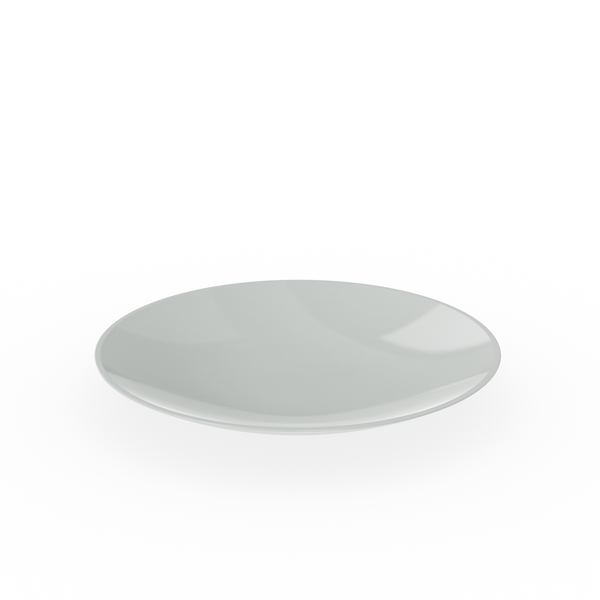 Craster Tilt Large Light Grey Porcelain Platter 340 x 340 x 45 mm / 13.39 x 13.39 x 1.77 in SKU: BW_PP1601