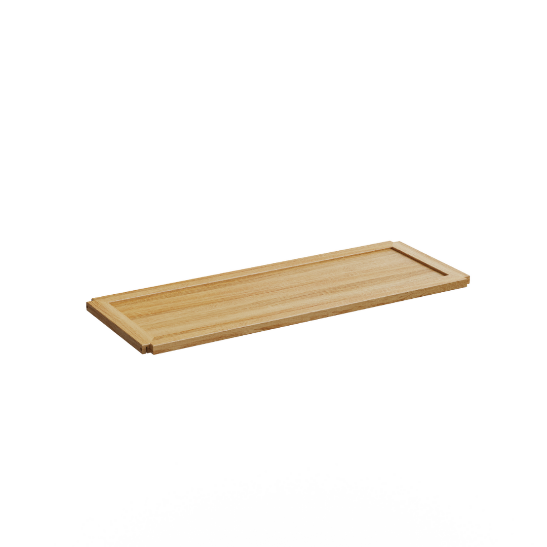 Craster Stak Oak Shelf / Bridge & Brackets 1179 x 444 x 30 mm / 46.4 x 17.4 x 1.2 in SKU: SV_MOD21_SHON