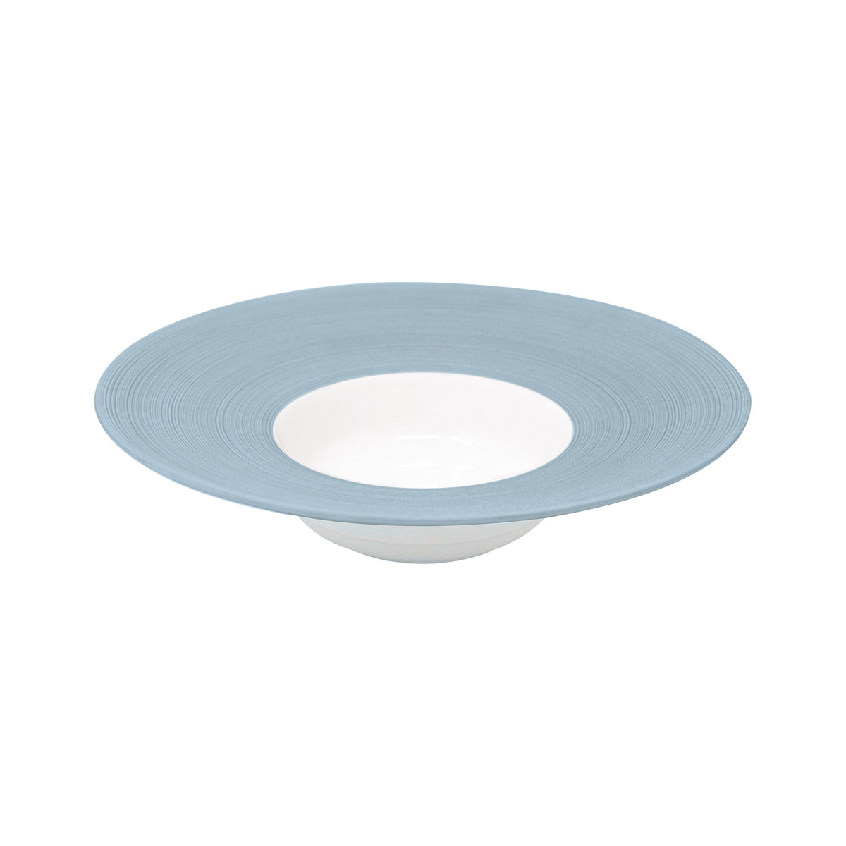 Jl Coquet HEMISPHERE Storm Blue - Large Rimmed Soup Plate - 10.4 in SKU: HEM1023BS0011