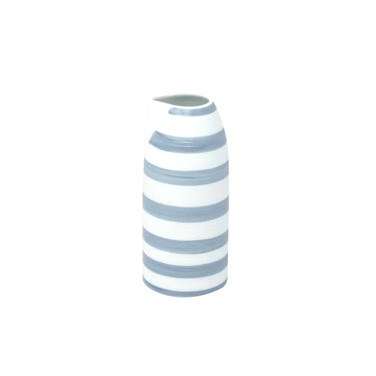 Jl Coquet HEMISPHERE Striped Storm Blue - Large Sake Bottle - 5.7 fl oz SKU: HEM6066BS0072