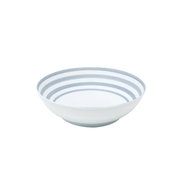 Jl Coquet HEMISPHERE Striped Storm Blue - Small Salad Bowl - 6.7 in SKU: HEM2014BS0072