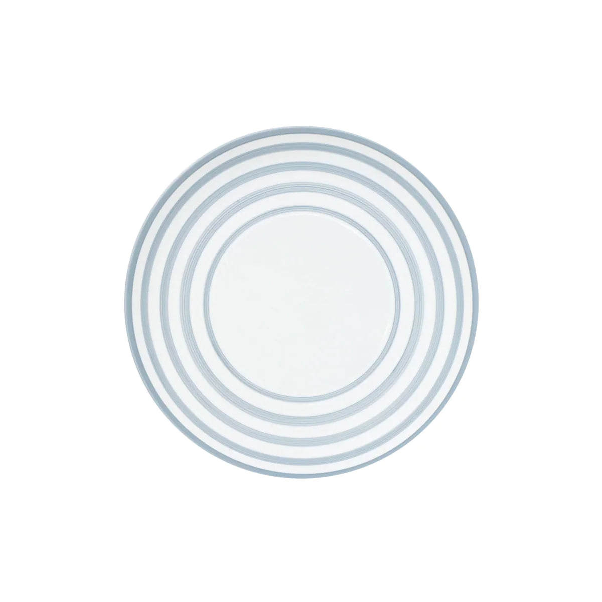 Jl Coquet HEMISPHERE Striped Storm Blue - Dessert Plate - 8.3 in SKU: HEM1028BS0072