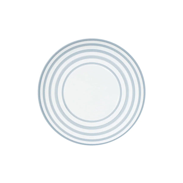 Jl Coquet HEMISPHERE Striped Storm Blue - Dessert Plate - 8.3 in SKU: HEM1028BS0072