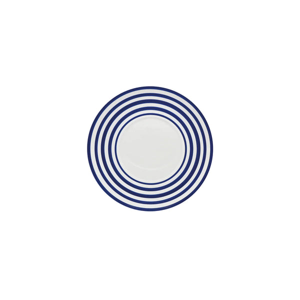Jl Coquet HEMISPHERE Striped Royal Blue - Bread Plate - 6.1 in SKU: HEM1008BS0094