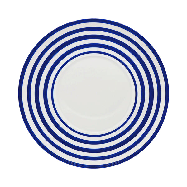 Jl Coquet HEMISPHERE Striped Royal Blue - 29 cm Plate - 11.6 in SKU: HEM1002BS0094