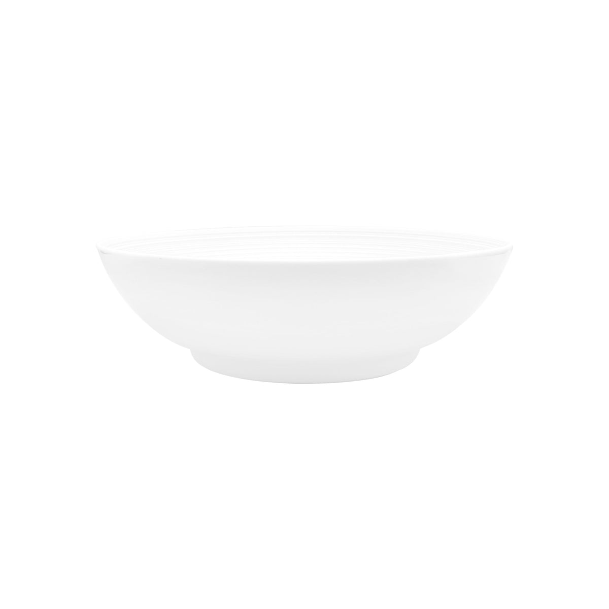 Jl Coquet HEMISPHERE Satin White - Large Salad Bowl - 7.7 in SKU: HEM2013BS0000