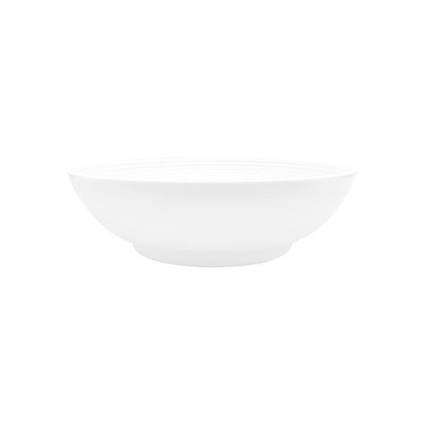 Jl Coquet HEMISPHERE Satin White - Large Salad Bowl - 7.7 in SKU: HEM2013BS0000
