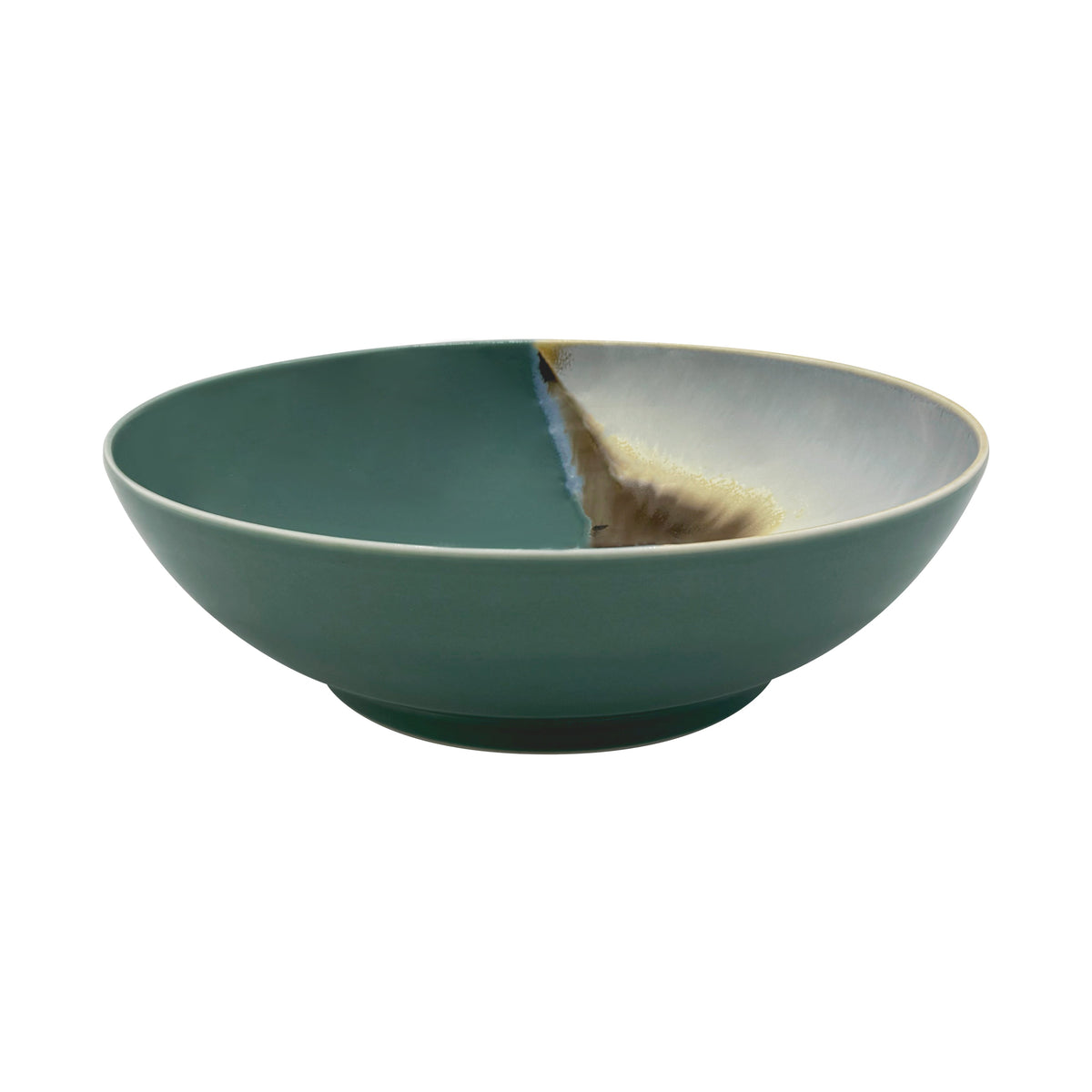 Jaune de Chrome Iriomote Landscape - Large Salad Bowl  - 7.7 in SKU: HOR2013UIRIIRIO000