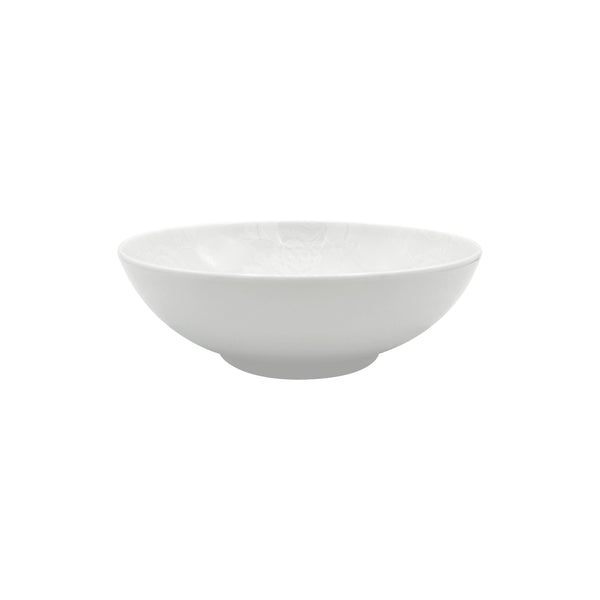 Jl Coquet THISTLES White on white - Small salad bowl - 6.7 in SKU: HOR2014BB0016