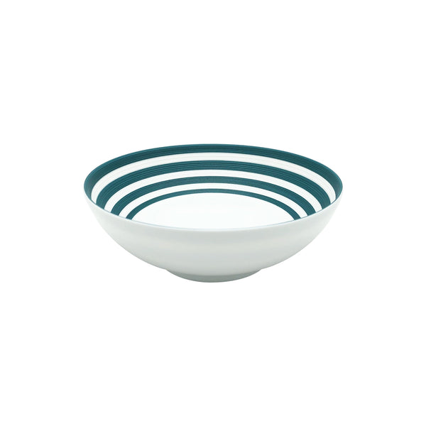 Jl Coquet HEMISPHERE Striped Persian Blue - Small Salad Bowl - 6.7 in SKU: HEM2014BS0280