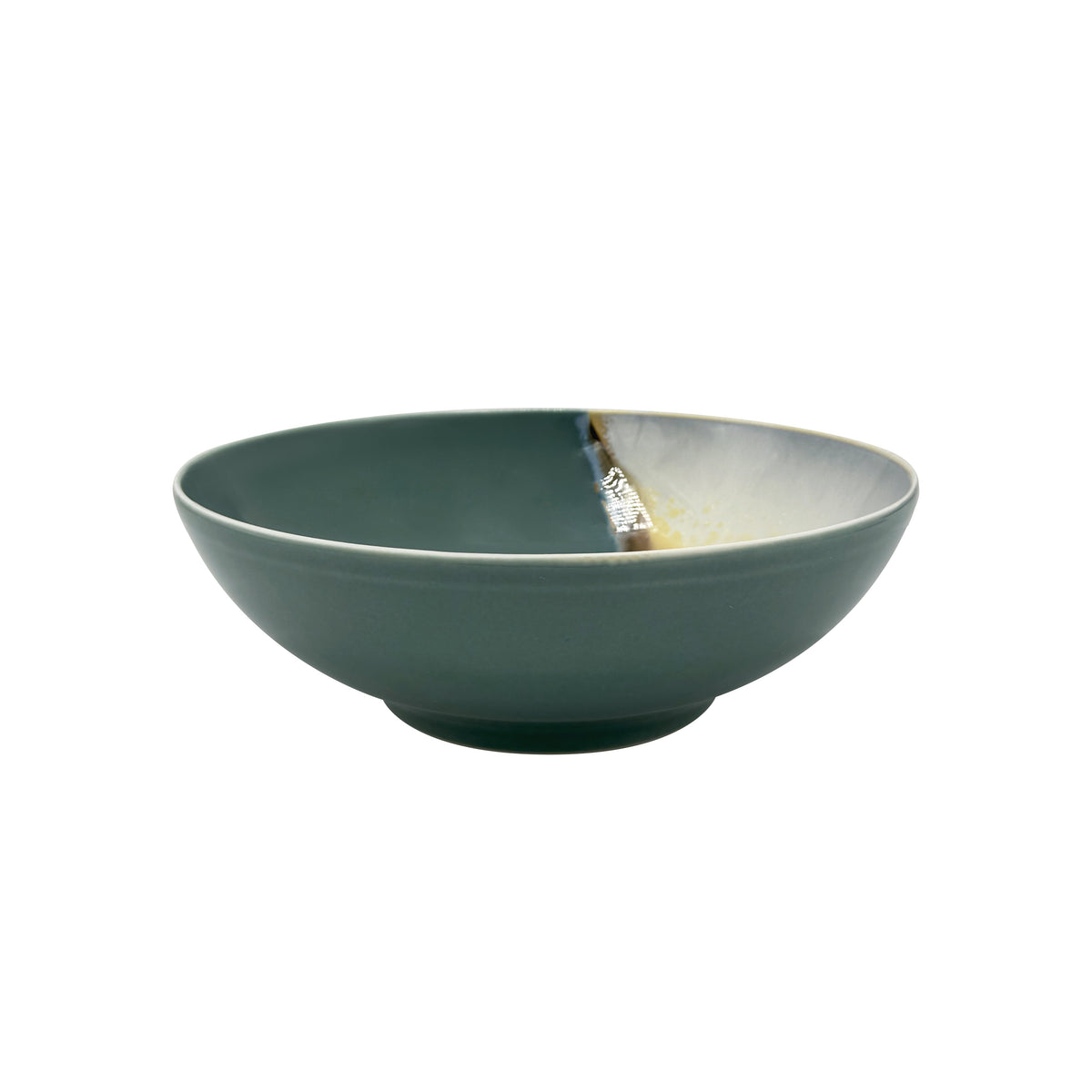 Jaune de Chrome Iriomote LANDSCAPE - Small Salad Bowl  - 6.7 in SKU: HOR2014UIRIIRIO000