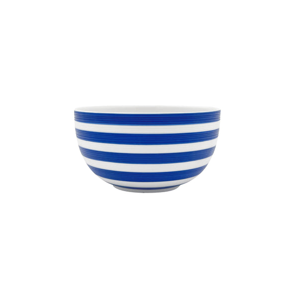 Jl Coquet HEMISPHERE Striped Royal Blue - Soup Bowl - 4.5 in SKU: HEM2006BS0094