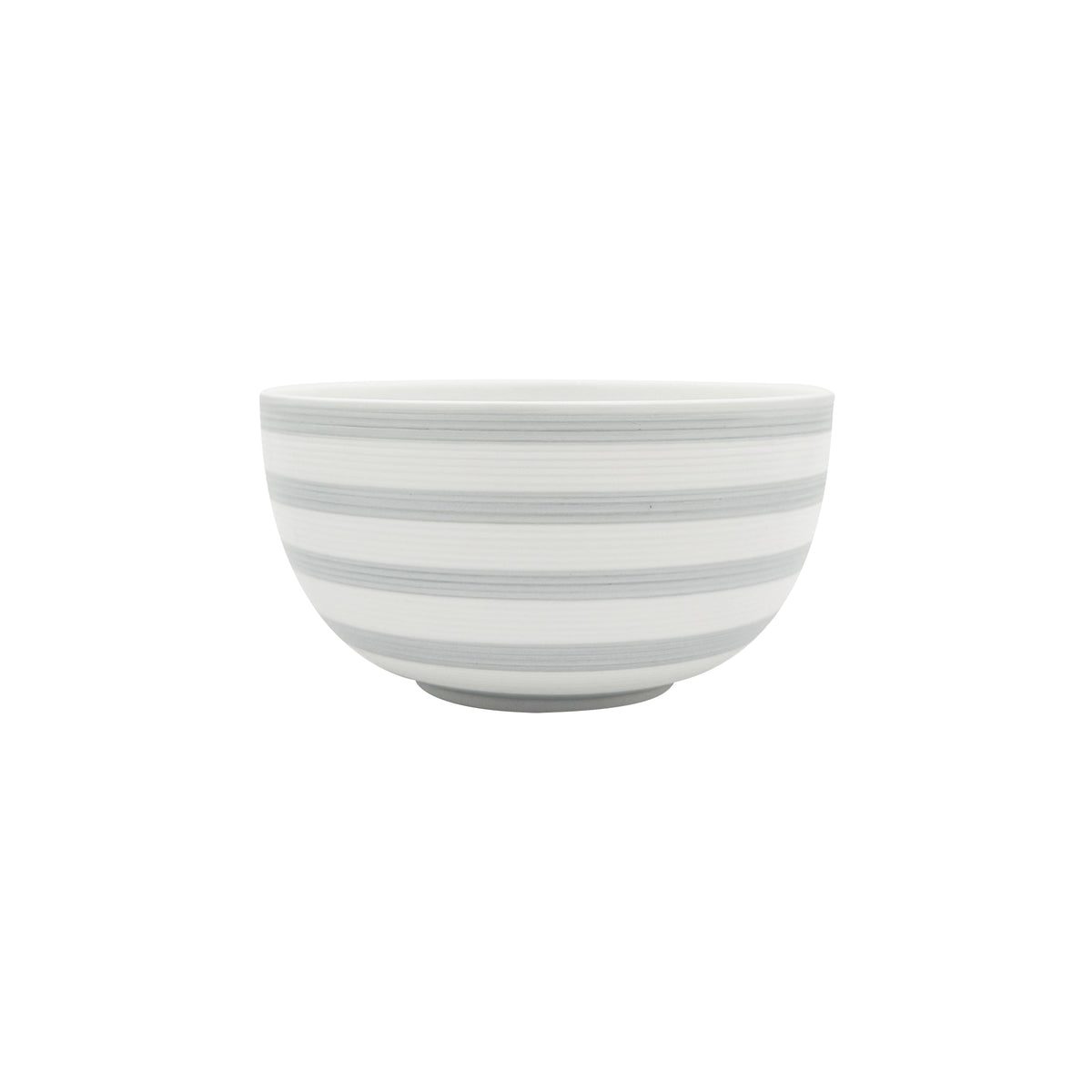 Jl Coquet HEMISPHERE Striped Grey - Soup Bowl - 4.5 in SKU: HEM2006BS0079