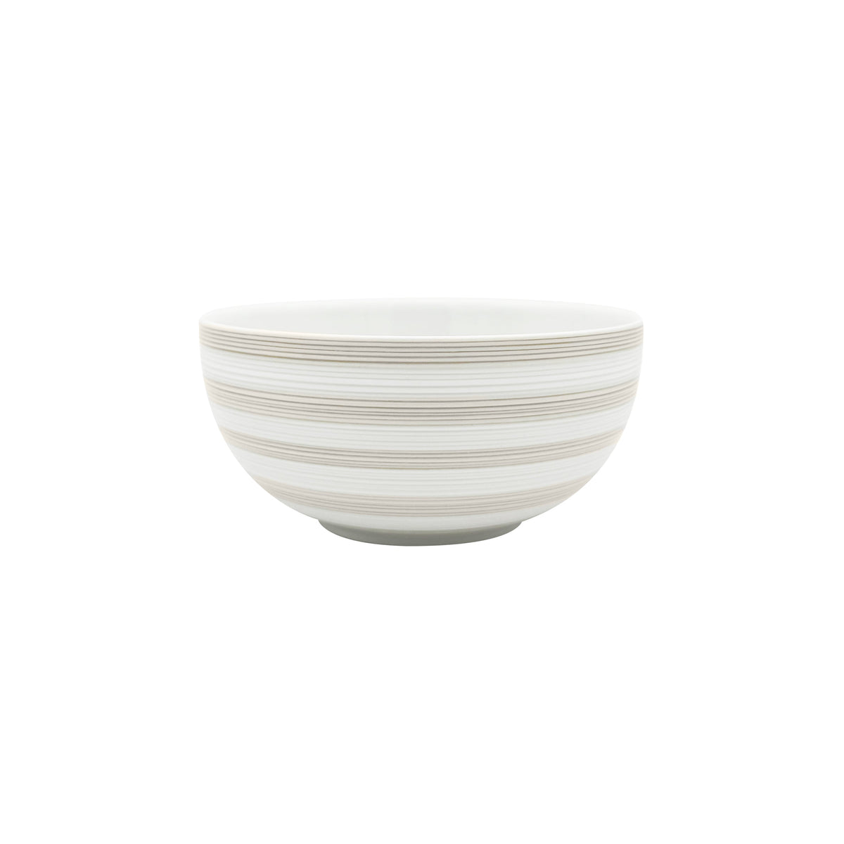 Jl Coquet Hemisphere Striped Vanilla - Soup Bowl - 4.5 in SKU: HEM2006BS0082