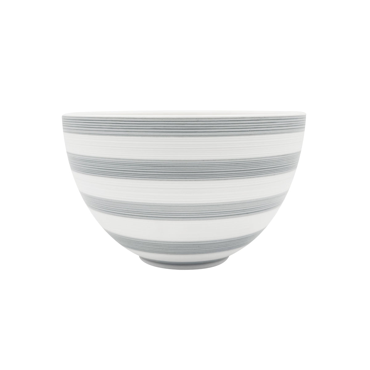 Jl Coquet HEMISPHERE Striped Grey - Extra Bowl - 22.0 fl oz SKU: HEM2008BS0079