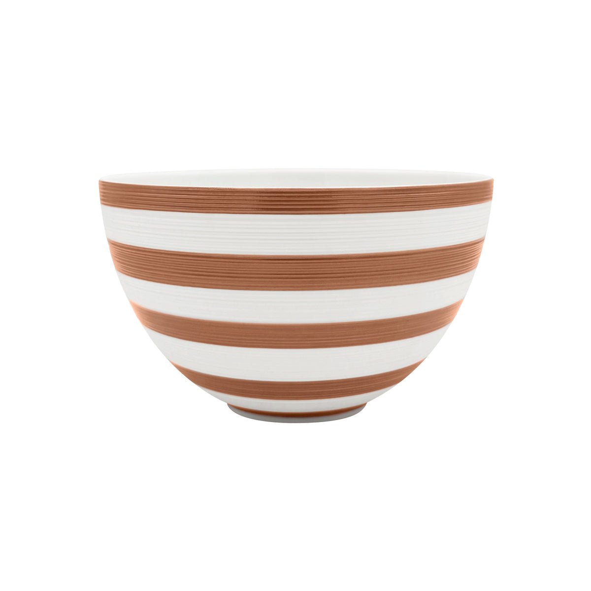 Jl Coquet HEMISPHERE Striped Metallic Pink - Extra Bowl - 22.0 fl oz SKU: HEM2008BS0149
