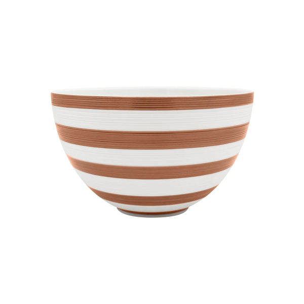 Jl Coquet HEMISPHERE Striped Metallic Pink - Extra Bowl - 22.0 fl oz SKU: HEM2008BS0149