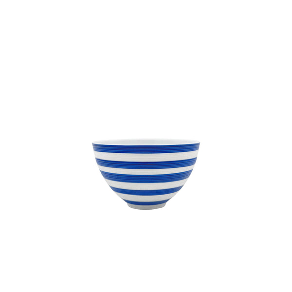 Jl Coquet HEMISPHERE Striped Royal Blue - Medium Bowl - 5.1 fl oz SKU: HEM2010BS0094