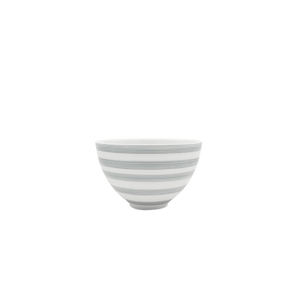 Jl Coquet HEMISPHERE Striped Grey - Medium Bowl - 5.1 fl oz SKU: HEM2010BS0079
