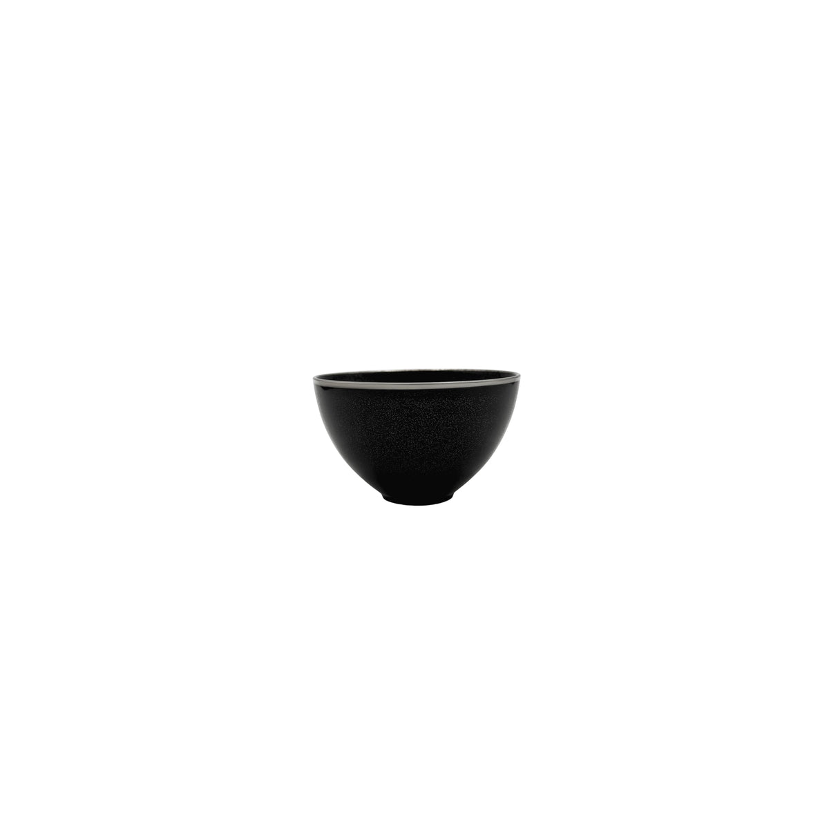 Jaune de Chrome BLACK GLITTER Platinum Trim - Medium Bowl  - 5.1 fl oz SKU: HOR2010NPAINPAIP00