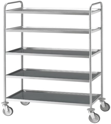 Caddie Hotel  CADDINOX 5 1000 x 500 x h1600 mm SKU: CAD1400C5