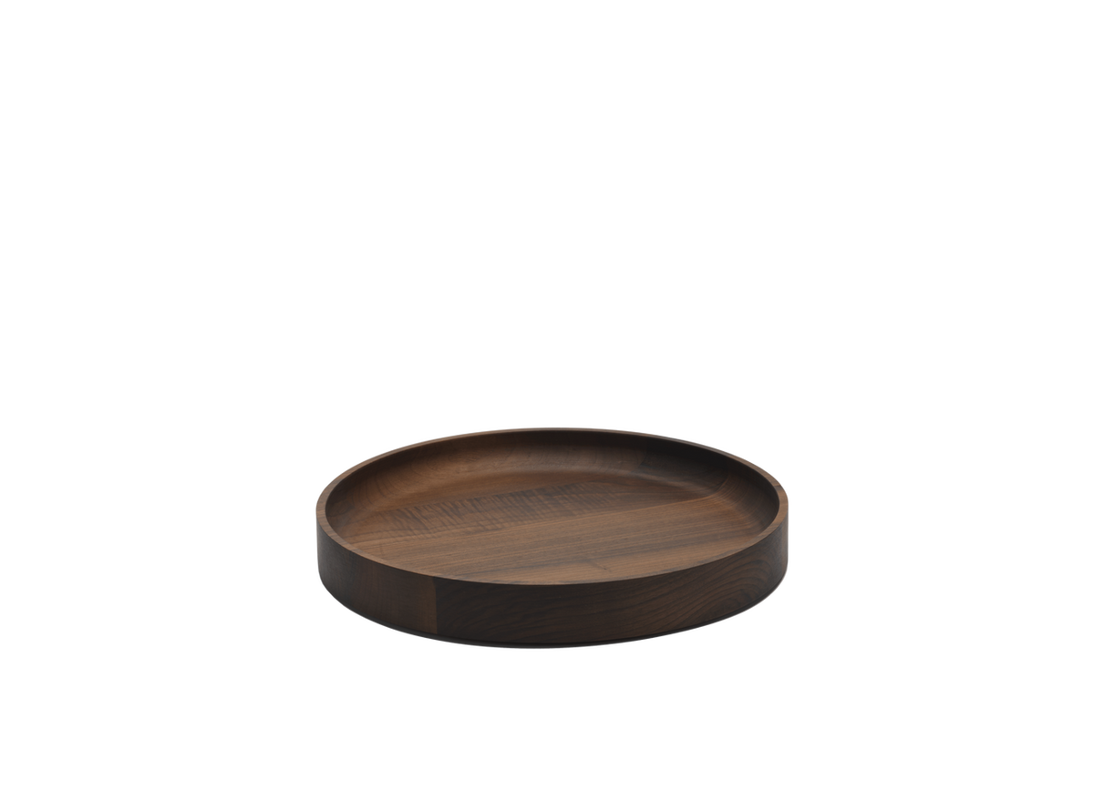 Craster Tilt Large Walnut Straight Bowl 320 x 320 x 48 mm / 12.60 x 12.60 x 1.89 in SKU: BU_WSB007