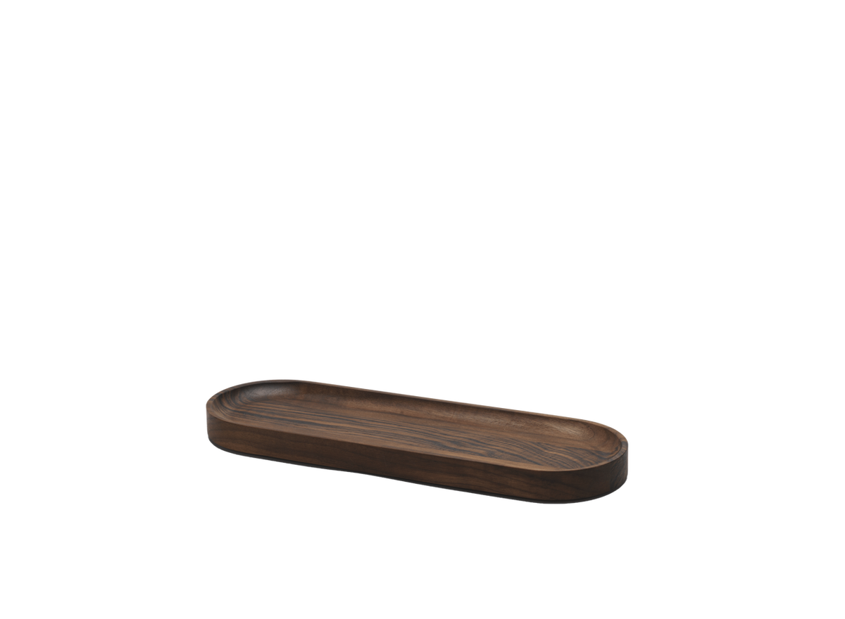 Craster Tilt Mini Long Walnut Straight Platter 383 x 125 x 28 mm / 15.08 x 4.92 x 1.10 in SKU: BU_WSB008