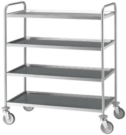 Caddie Hotel  CADDINOX 4 1000 x 500 x h1260 mm SKU: CAD111992