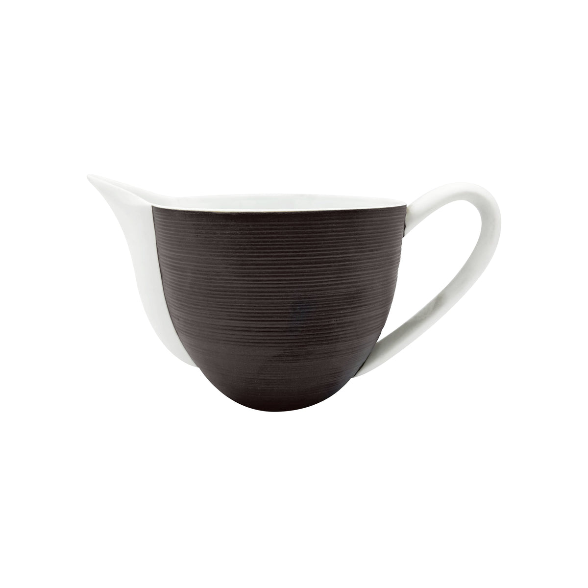 Jl Coquet HEMISPHERE Sepia - Large Creamer with Handle - 8.5 fl oz SKU: HEM4027BS0051
