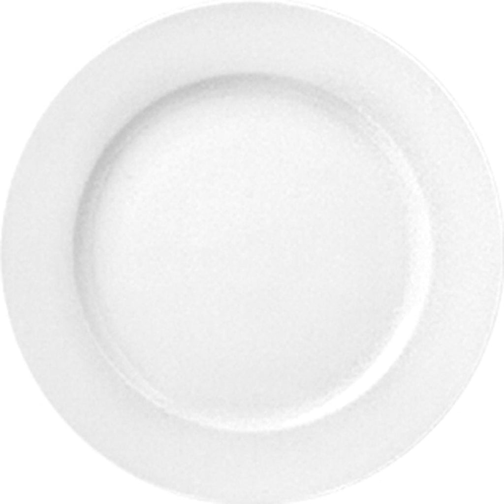 Turgla Delta dia.8.75Inch  Round White Porcelain Plate SKU: D122DU00