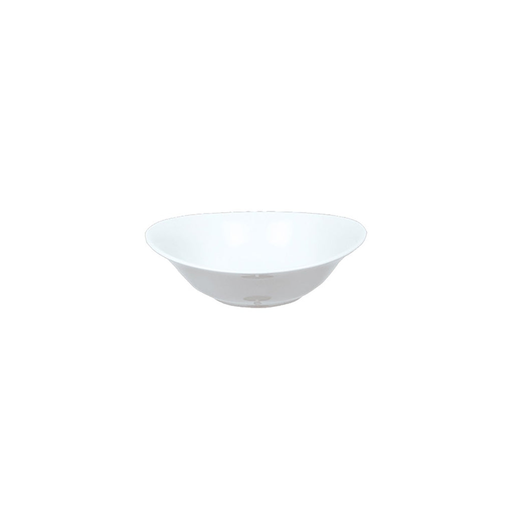 Turgla Elips 9.25Inch  x 8.5Inch  x h:2.25Inch  32 oz. Oval White Porcelain Bowl SKU: ELS24KK00