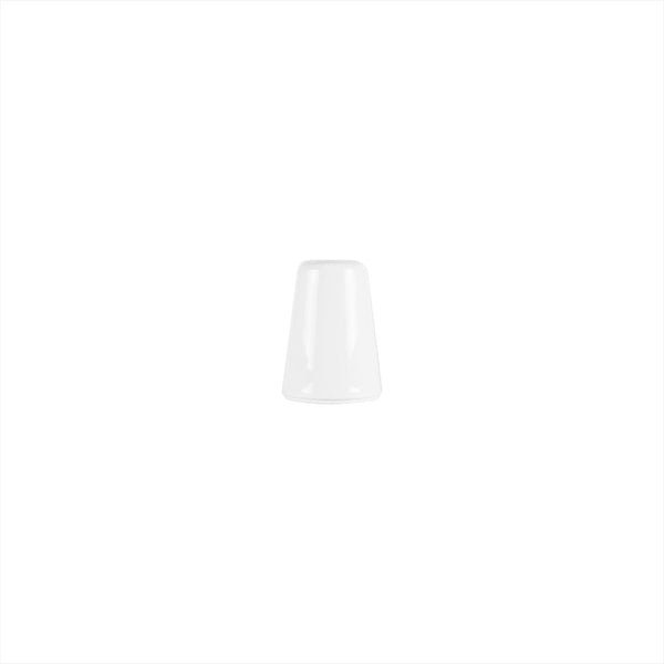 Turgla Delta-Coupe Round White Porcelain Pepper Shaker SKU: EO01BR00