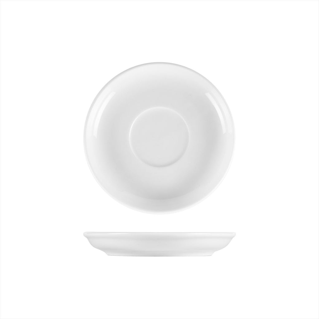 Turgla Delta-Coupe dia.5.75Inch  Round White Porcelain Saucer SKU: EO01CT00