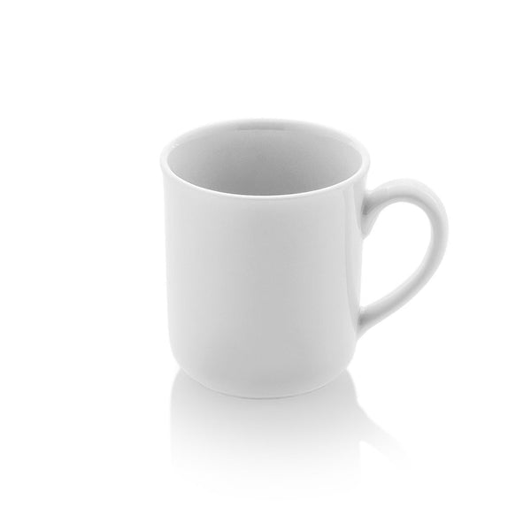 Turgla Delta-Coupe dia.3.25Inch  h:3.5Inch  10 oz. Round White Porcelain Mug SKU: EO01MG00