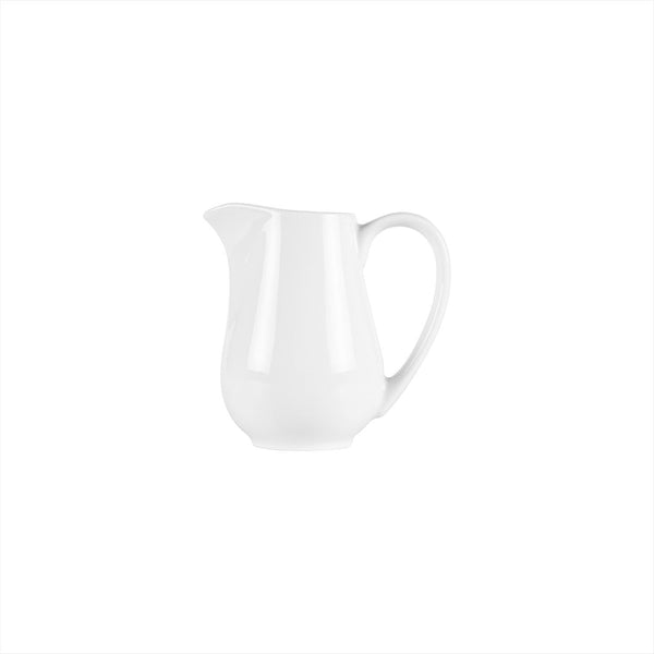 Turgla Delta-Coupe dia.5Inch  h:4.75Inch  12 oz. Round White Porcelain Creamer SKU: EO03SU00