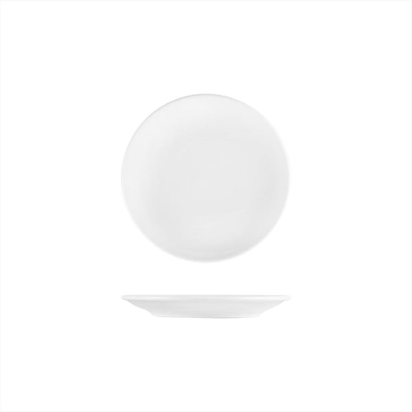 Turgla Delta-Coupe dia.7.5Inch  Round White Porcelain Plate SKU: EO19DU00