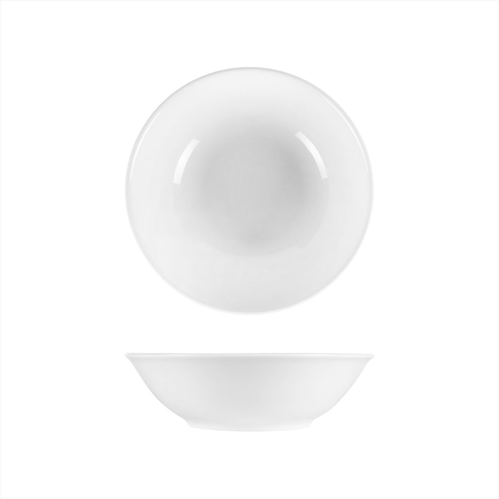 Turgla Delta-Coupe dia.9Inch  h:2.75Inch  42 oz. Round White Porcelain Bowl SKU: EO23KK00