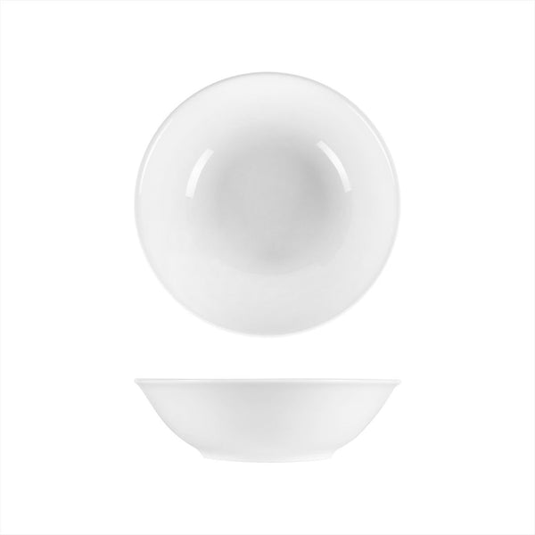 Turgla Delta-Coupe dia.9Inch  h:2.75Inch  42 oz. Round White Porcelain Bowl SKU: EO23KK00