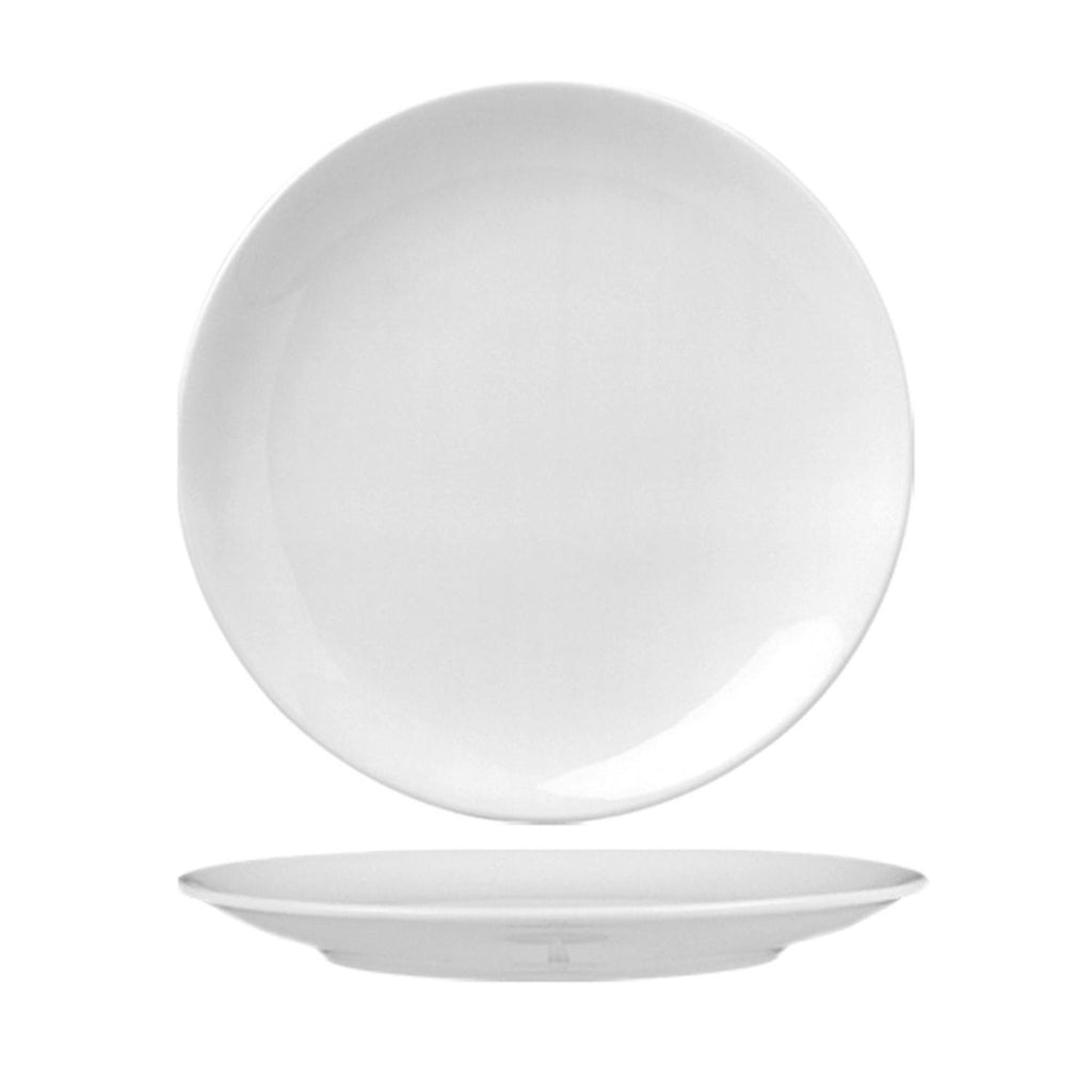 Turgla Delta-Coupe dia.10.75Inch  Round White Porcelain Plate SKU: EO28DU00