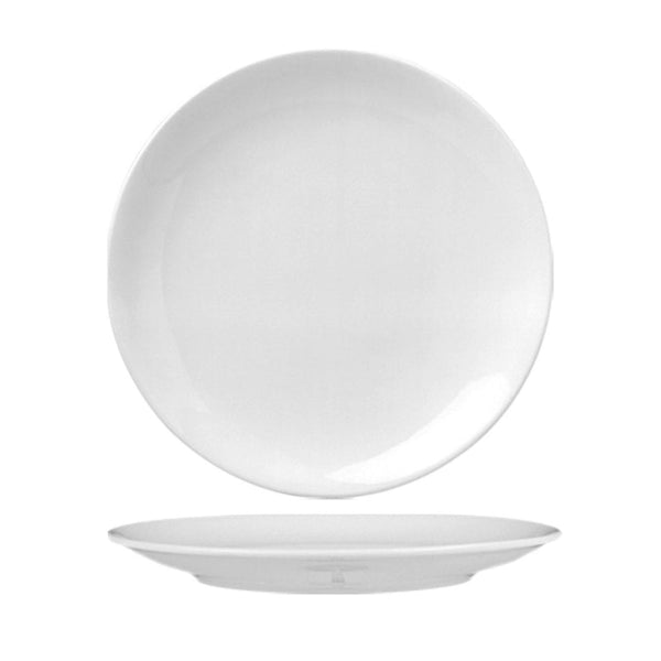 Turgla Delta-Coupe dia.10.75Inch  Round White Porcelain Plate SKU: EO28DU00