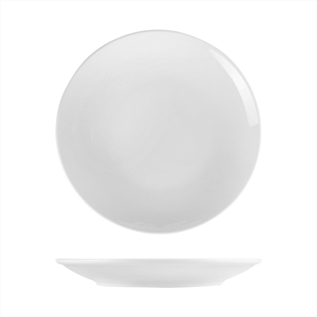 Turgla Delta-Coupe dia.11.75Inch  Round White Porcelain Plate SKU: EO30DU00