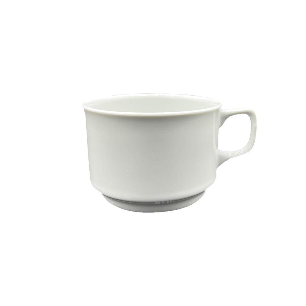 Turgla Delta dia.3.25Inch  h:2.25Inch  8 oz. Round White Porcelain Cup SKU: ES01CF00