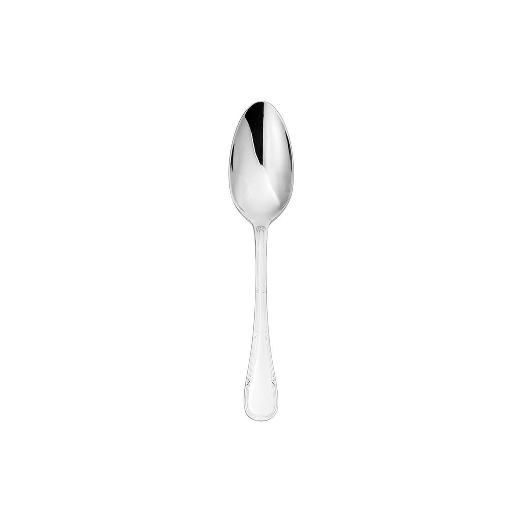 Turgla Ruban 7.25Inch  Silver Stainless Steel Dessert/Soup Spoon 18/10 SKU: ETE1640-15